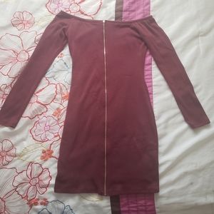 Burgundy Dress